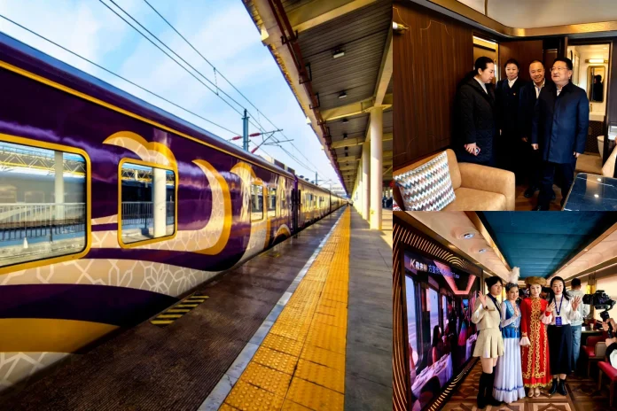 Upgrade & Renewal | CRRC Sifang's New Orient Express "Snow Lotus" Makes a Stunning Debut!