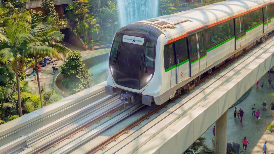 Singapore Cross-Island Line CR151 Metro Train